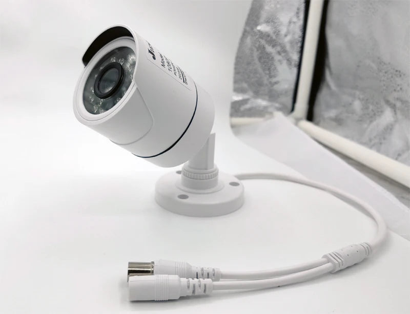 Cámara de Seguridad CCTV AHD 4K para Exterior/Interior con Visión Nocturna Infrarroja, 5MP/1080P