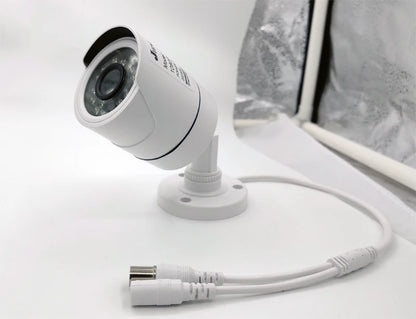 Cámara de Seguridad CCTV AHD 4K para Exterior/Interior con Visión Nocturna Infrarroja, 5MP/1080P