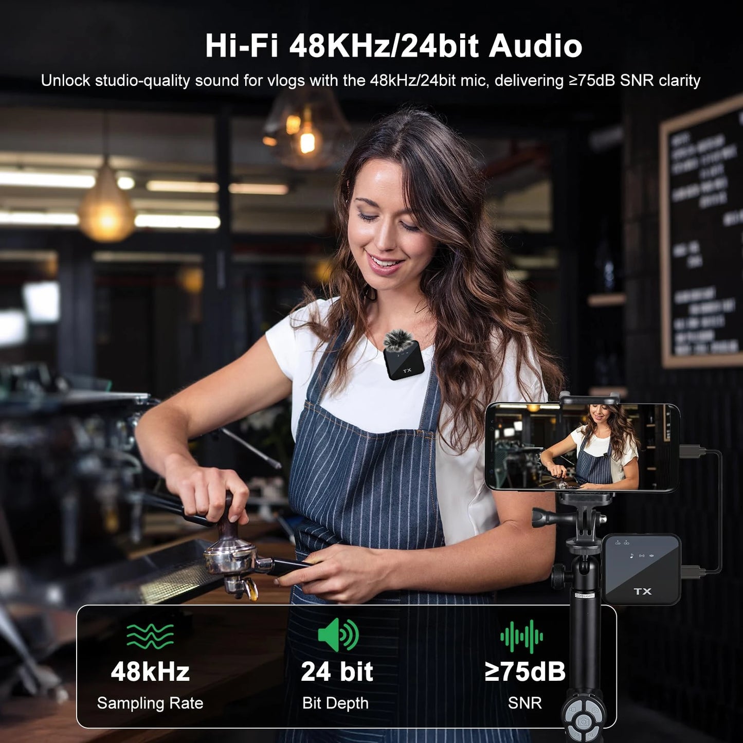 Crystal-Clear Audio for Smartphones and Cameras