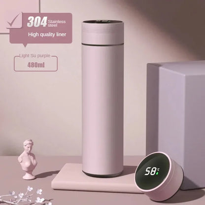 Termo de Acero Inoxidable 316 Inteligente 500ml con Separador para Café/Té