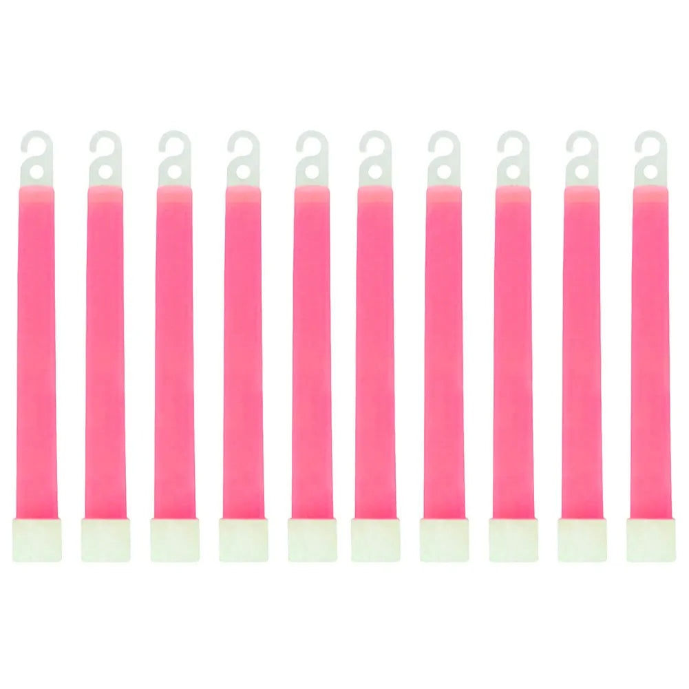 6-Inch Glow Sticks (10 Pack) - Emergency Lights for Hiking, Camping, Concerts & More