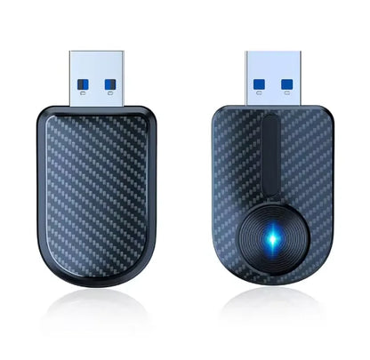 Adaptador Inalámbrico 2 en 1 CarPlay y Android Auto, 5GHz WiFi, USB/Tipo-C Plug and Play