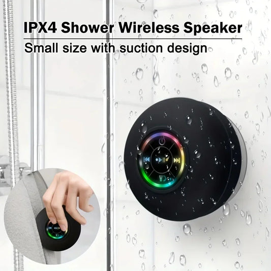 Portable Bluetooth Shower Speaker with Suction Cup