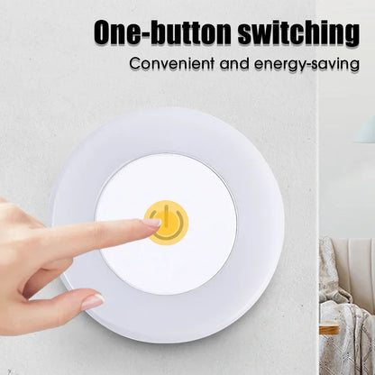 Luz Nocturna LED Portátil Recargable USB para Iluminación de Dormitorio y Sala de Estar