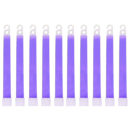 6-Inch Glow Sticks (10 Pack) - Emergency Lights for Hiking, Camping, Concerts & More