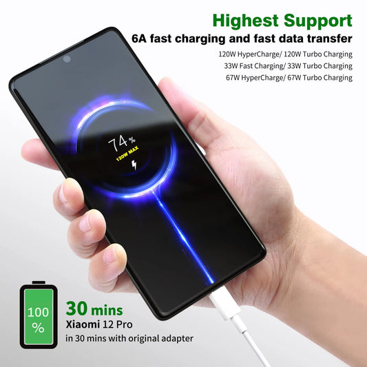 Xiaomi 120W Fast Charging USB-C Cable