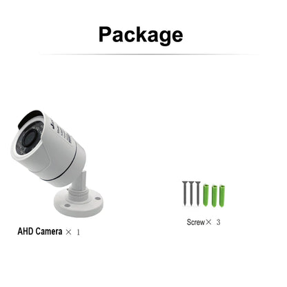 Cámara de Seguridad CCTV AHD 4K para Exterior/Interior con Visión Nocturna Infrarroja, 5MP/1080P