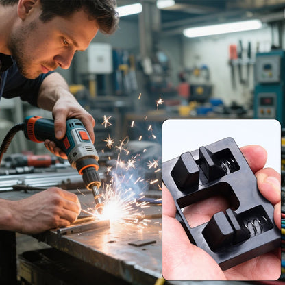 Abrazadera de Mesa Ajustable para Soldadura de Placas Base con Soporte de Succión para Alambre de Soldar