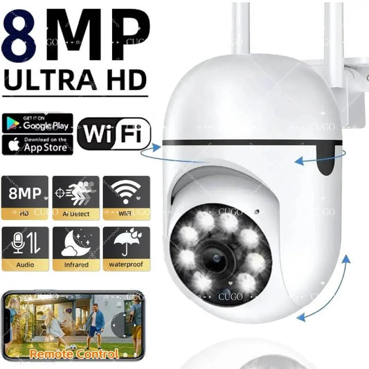 Smart Home Security Camera with AI Tracking