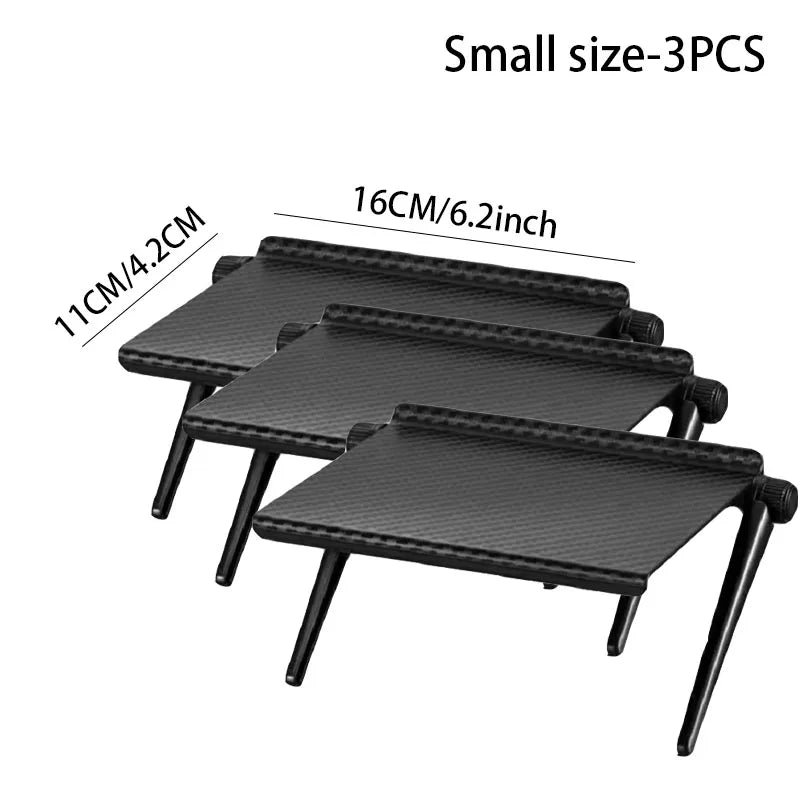 Adjustable Monitor Shelf with Router Storage