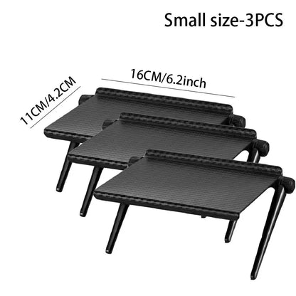 Adjustable Monitor Shelf with Router Storage