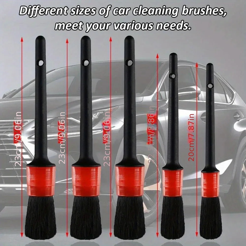 Car Detailing Brush Set: Clean Car Vents and Gaps