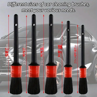 Car Detailing Brush Set: Clean Car Vents and Gaps
