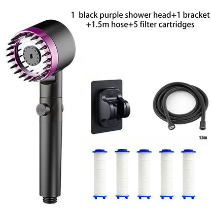 Four-Mode Shower Head with Filter