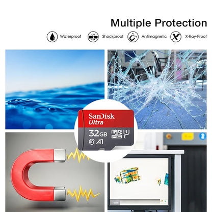 High-Speed ​​microSD Card (64GB, 32GB, 16GB, 128GB) with Adapter