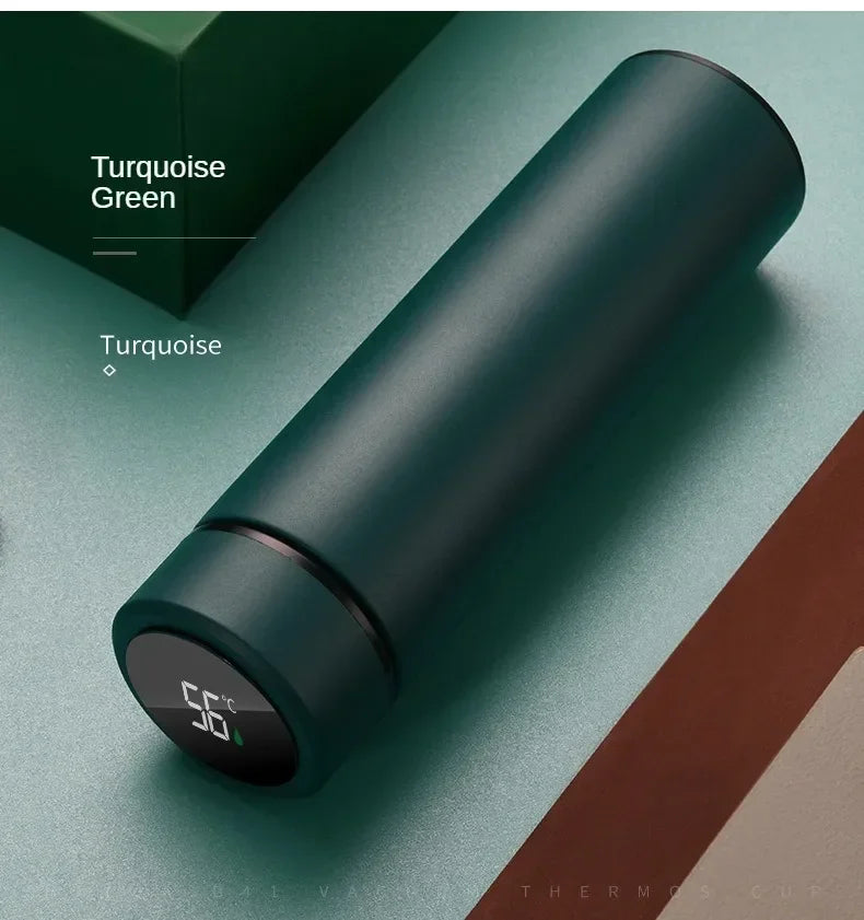 Termo de Acero Inoxidable 316 Inteligente 500ml con Separador para Café/Té