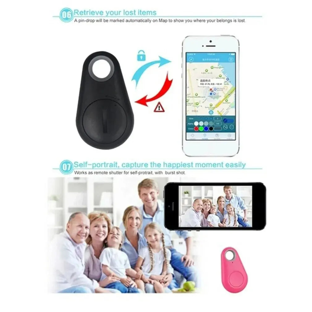 GPS Tracker for Pets, Kids, and Valuables - Compact Bluetooth 5.0 Anti-Lost Device