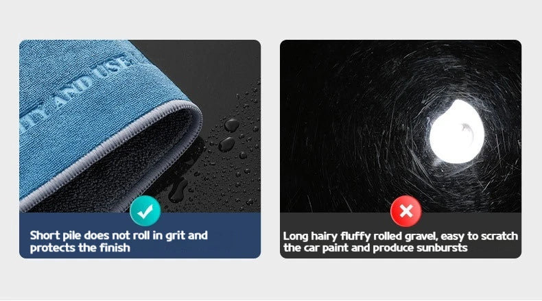 Giant Microfiber Drying Towel (29x14") - Lint-Free, Soft & Safe for Car Detailing