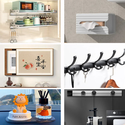 Heavy-Duty Nano Grip Tape: Reusable, Transparent Double-Sided Adhesive for Home, Office & DIY