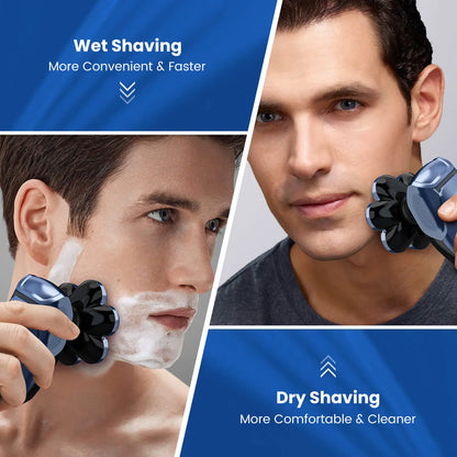 Bald Head Shaver Electric Razor, 5-in-1 Beard Trimmer Kit, Waterproof Mens Shaver