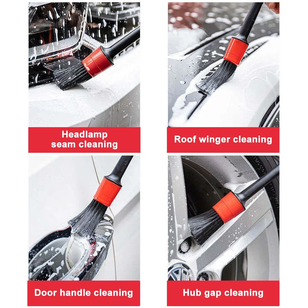 Car Detailing Brush Set: Clean Car Vents and Gaps