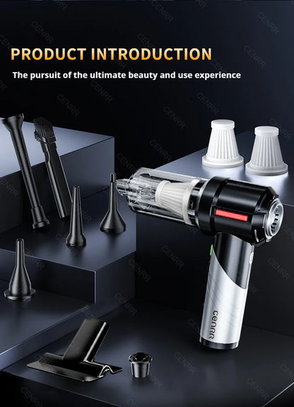 Cordless Car Vacuum: 998000PA Suction