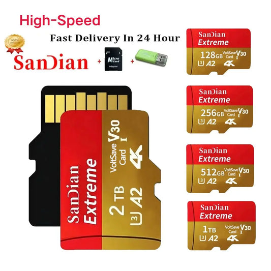 512GB, 128GB, and 1TB SD Cards: High-Speed ​​Memory for Phones, PCs, and Cameras
