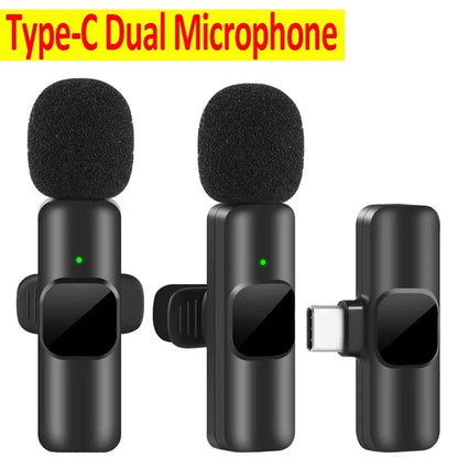 Wireless Lavalier Microphone for iPhone and Android