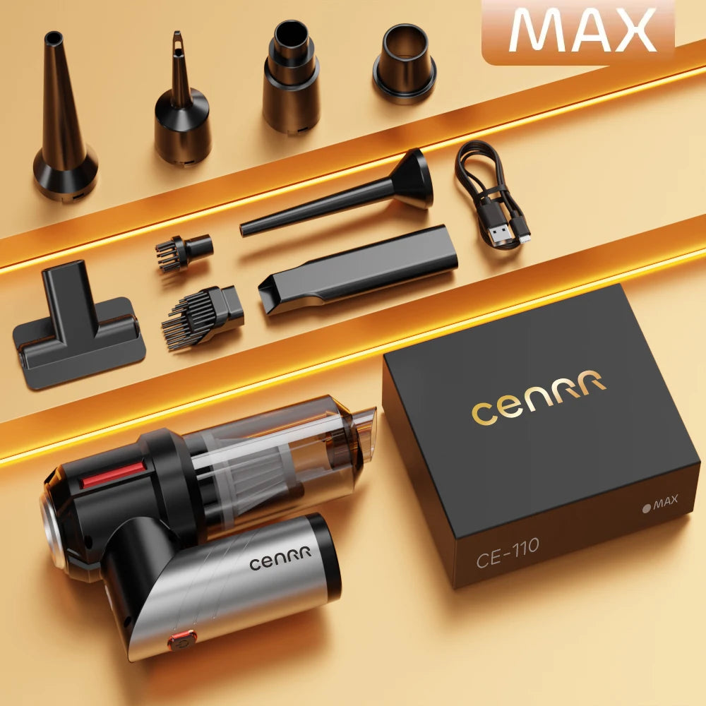 Cordless Car Vacuum: 998000PA Suction
