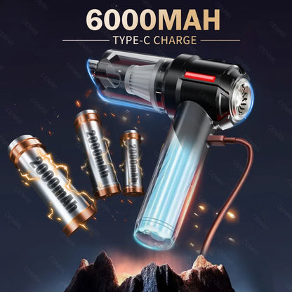 Cordless Car Vacuum: 998000PA Suction