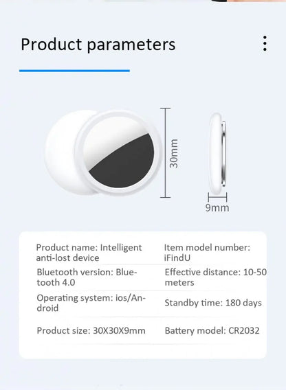 Bluetooth Tracker with Sound Alarm: Find Keys, Pets, More