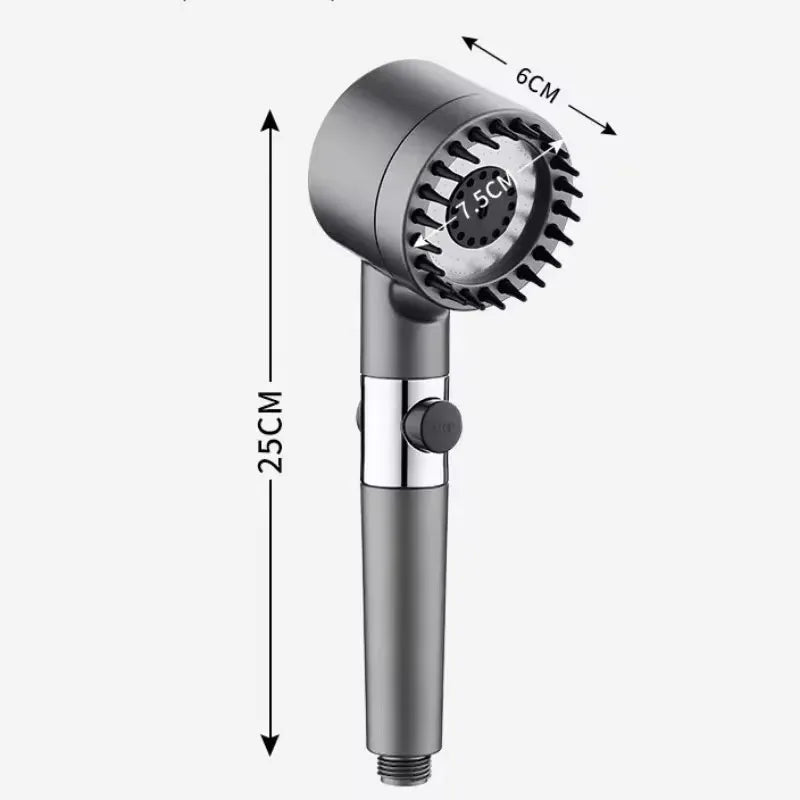 Four-Mode Shower Head with Filter