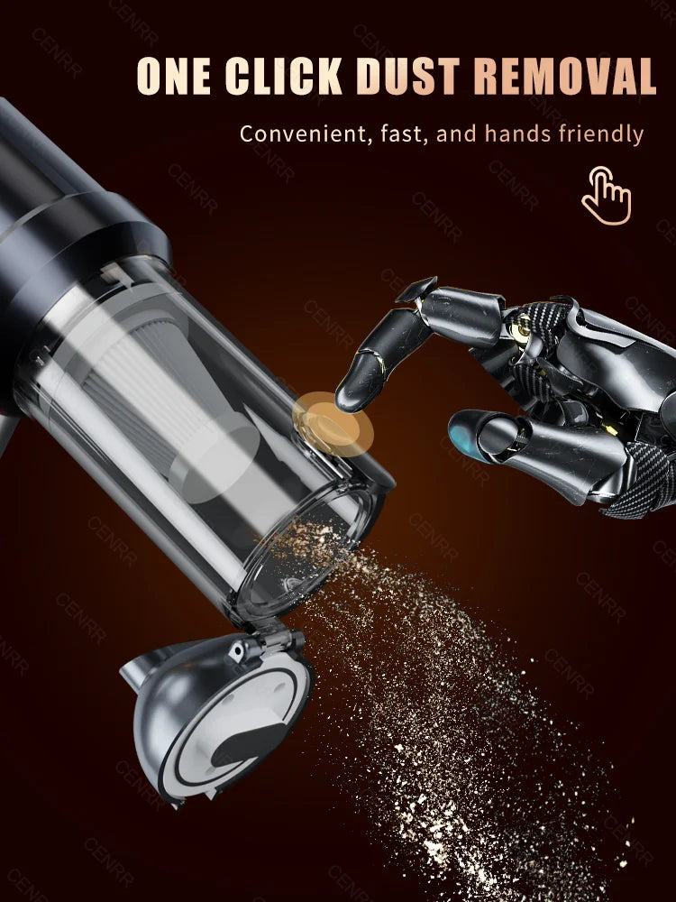 Cordless Car Vacuum: 998000PA Suction