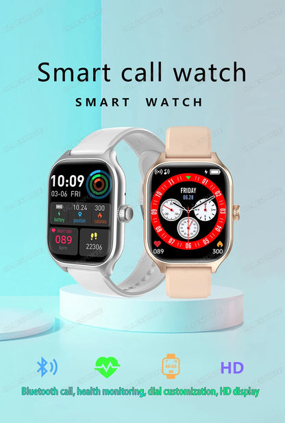 Smartwatch 1.83 Pulgadas HD con Llamada Bluetooth y Modos Deportivos Compatible con iOS y Android