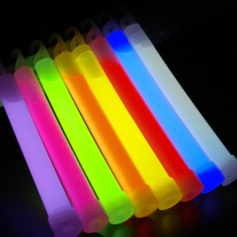 6-Inch Glow Sticks (10 Pack) - Emergency Lights for Hiking, Camping, Concerts & More