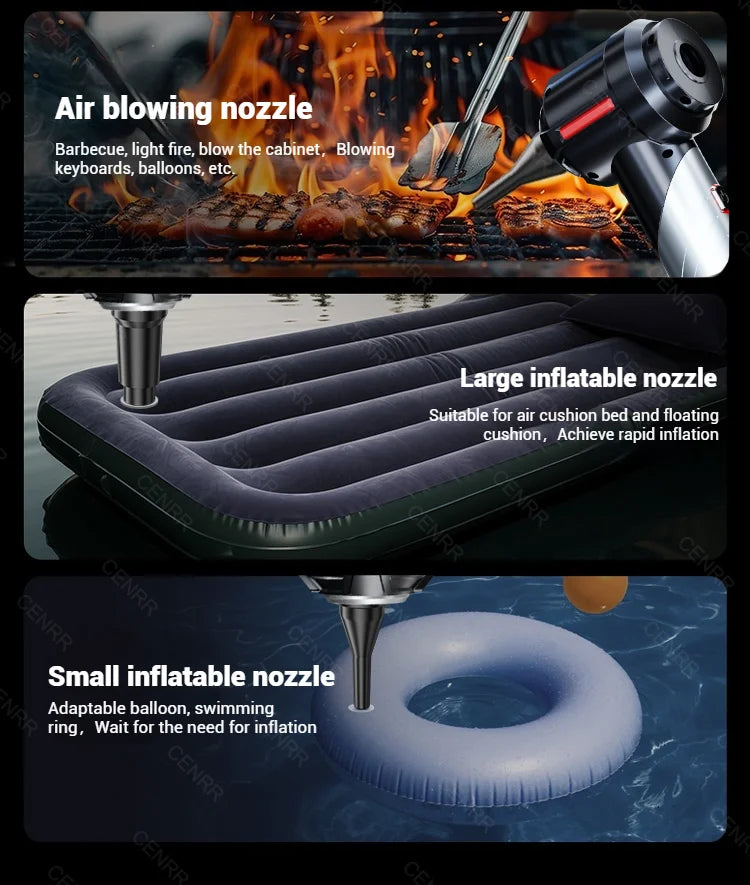 Cordless Car Vacuum: 998000PA Suction