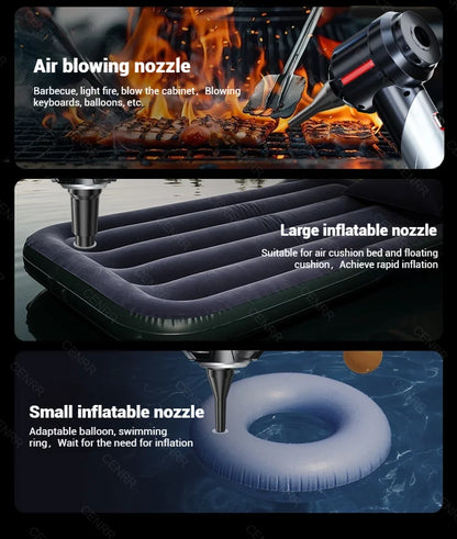 Cordless Car Vacuum: 998000PA Suction