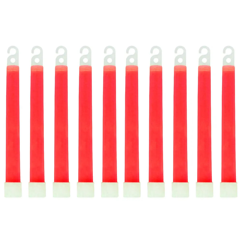 6-Inch Glow Sticks (10 Pack) - Emergency Lights for Hiking, Camping, Concerts & More