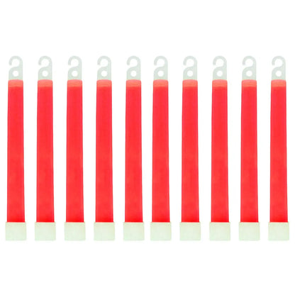 6-Inch Glow Sticks (10 Pack) - Emergency Lights for Hiking, Camping, Concerts & More