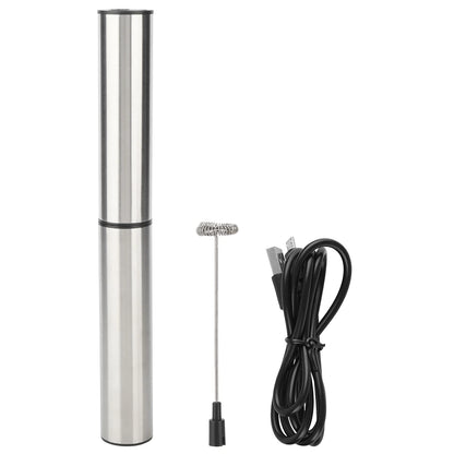 USB Rechargeable Milk Frother for Coffee, Latte, Cappuccino - Handheld Foam Maker & Egg Beater