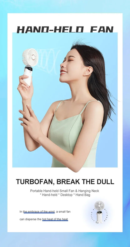Hands-Free Cooling with Phone Mount: 5000mAh Battery