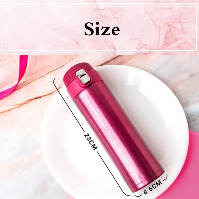 500ml Stainless Steel Tumbler Keeps Drinks Cold or Hot