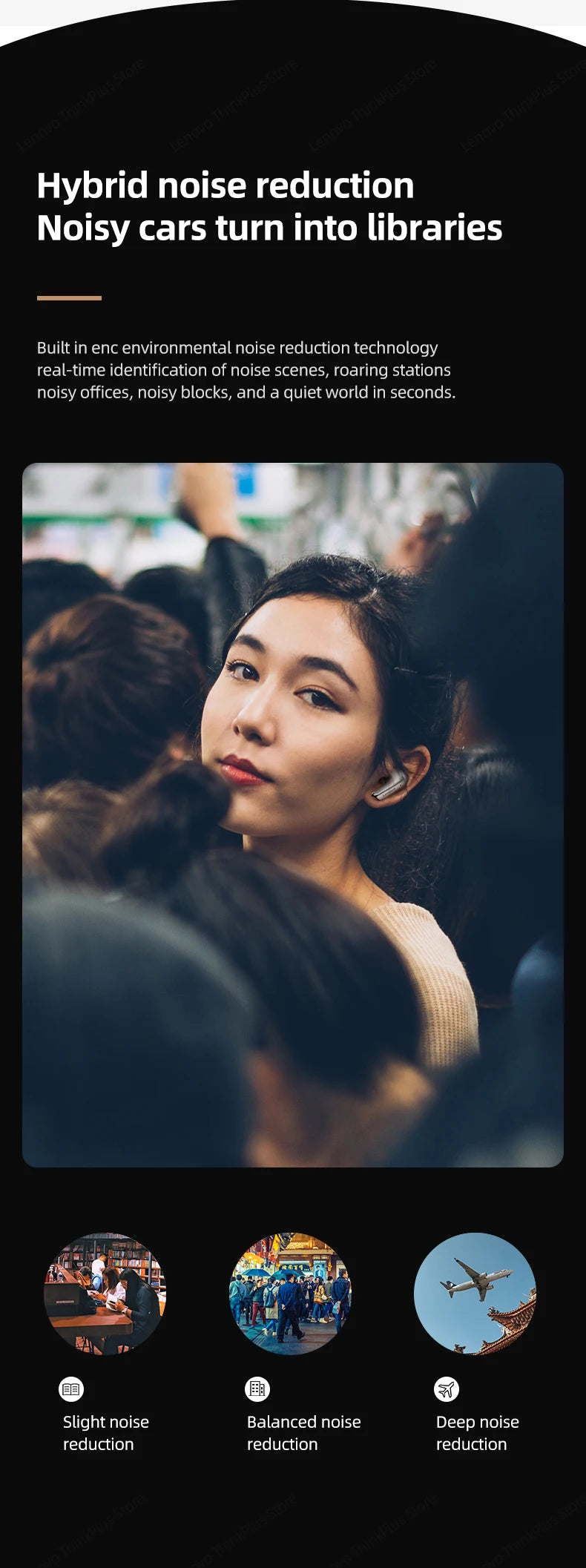 Audífono Inalámbrico Lenovo LP5 TWS Bluetooth Dual Modo Gaming Llamada HD Micrófono