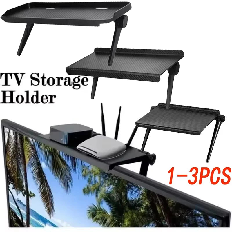 Adjustable Monitor Shelf with Router Storage