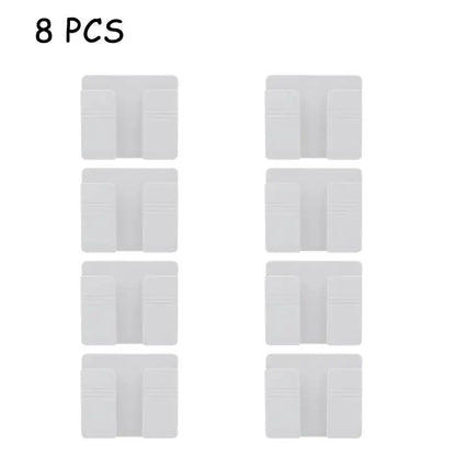 Caja de almacenamiento de pared para control remoto y teléfono, organizador sin perforaciones