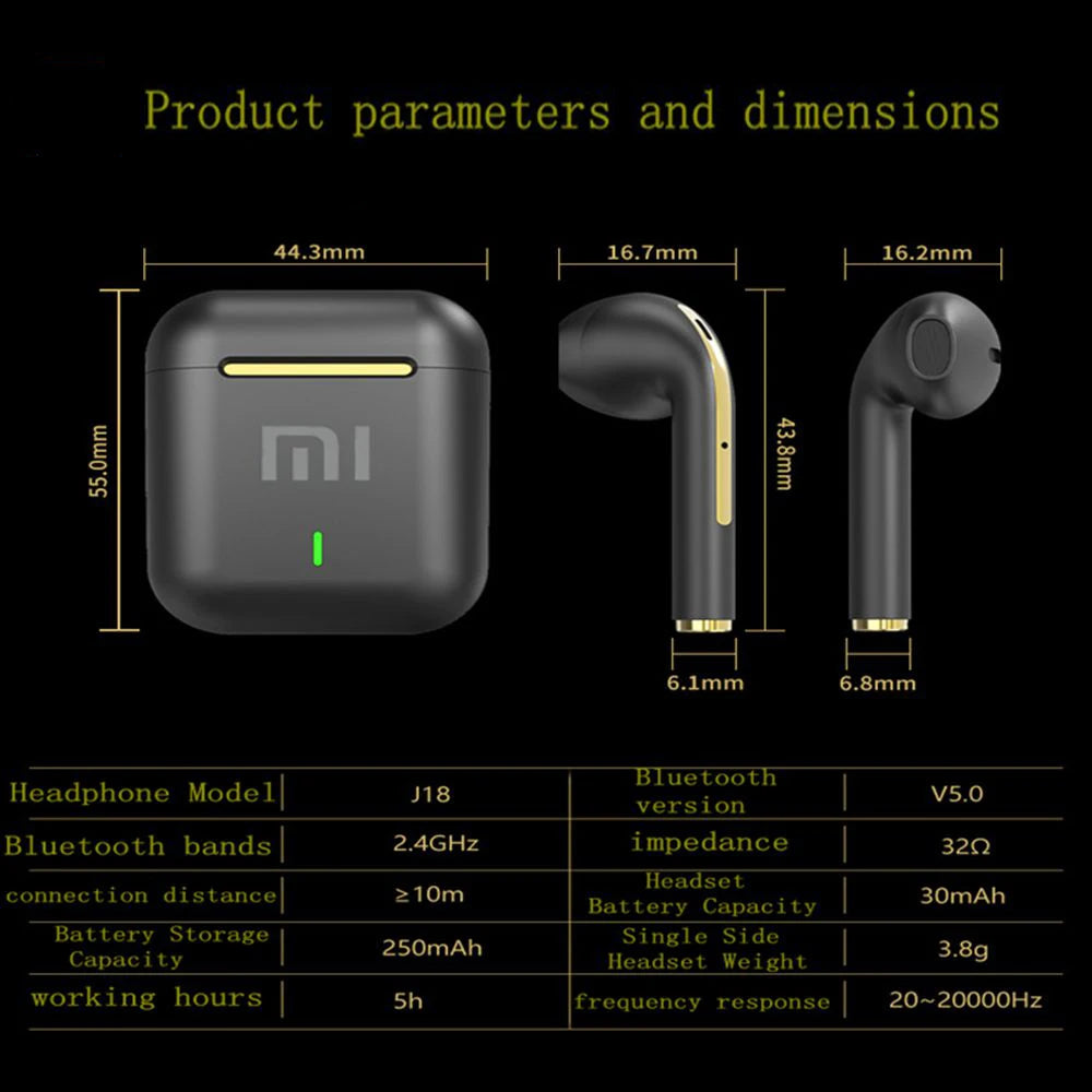 XIAOMI Audífonos Inalámbricos Bluetooth TWS In-Ear con Micrófono y Control Táctil