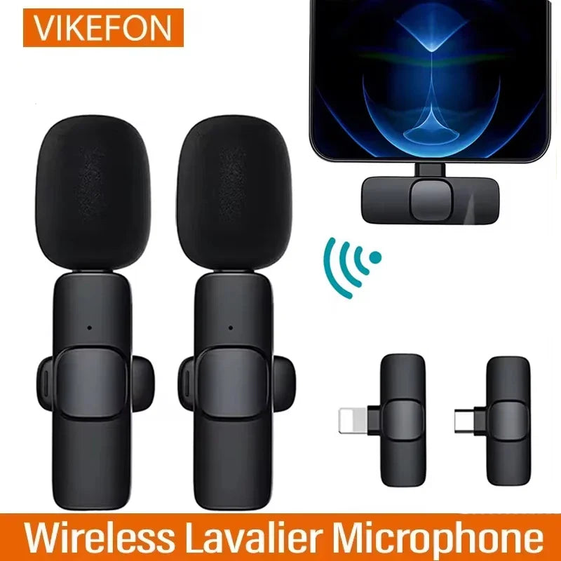 Wireless Lavalier Microphone for iPhone and Android
