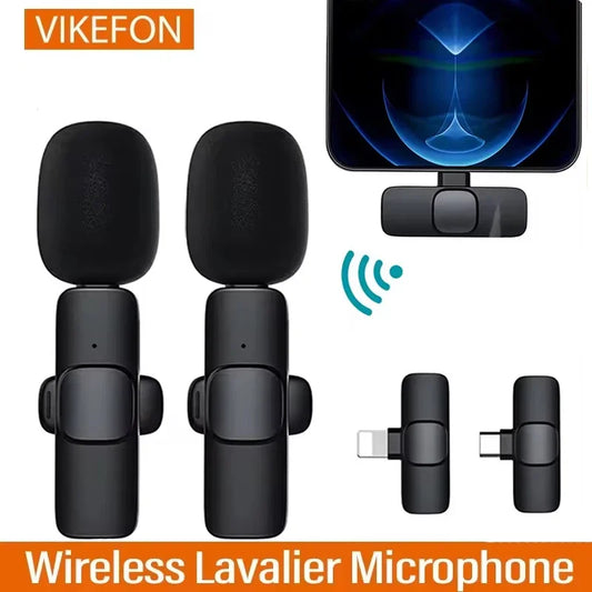Wireless Lavalier Microphone for iPhone and Android