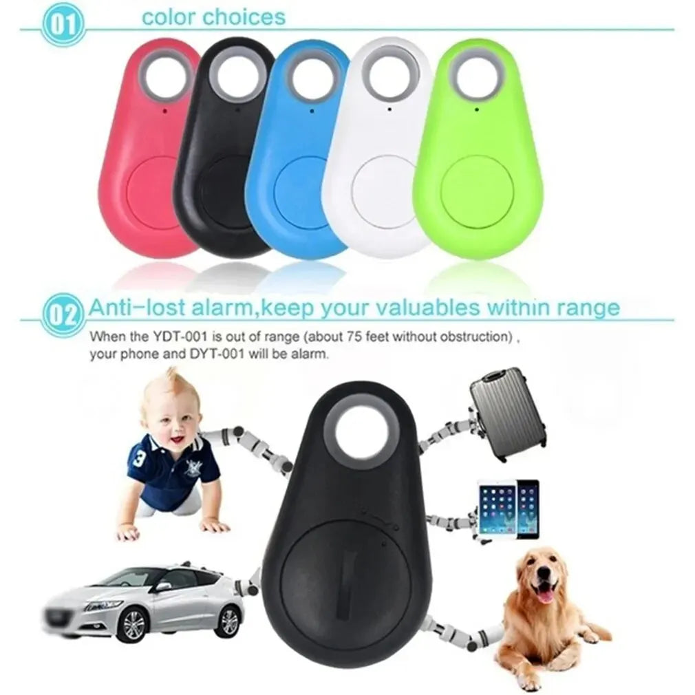 GPS Tracker for Pets, Kids, and Valuables - Compact Bluetooth 5.0 Anti-Lost Device