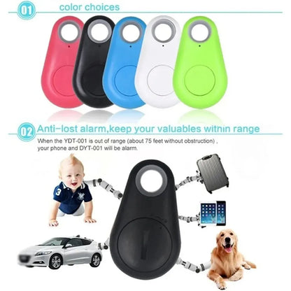 GPS Tracker for Pets, Kids, and Valuables - Compact Bluetooth 5.0 Anti-Lost Device